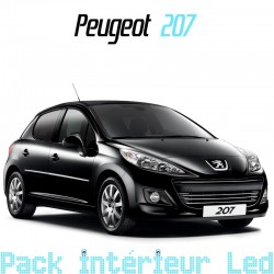 Pack intérieur led pour Peugeot 207