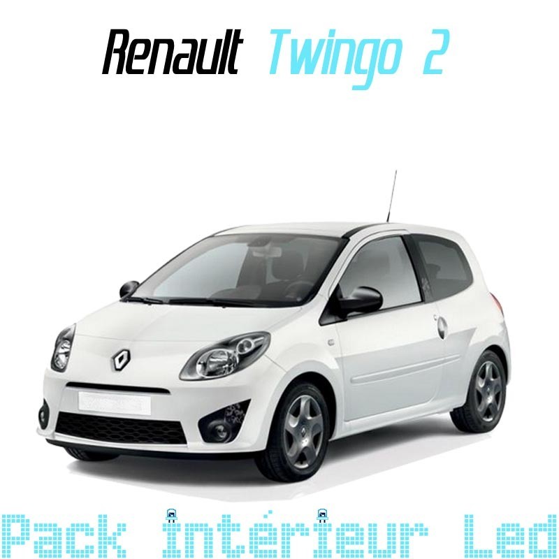 Pour Renault TWINGO 1 Ampoule LED Blanc plaque immatriculation anti erreur