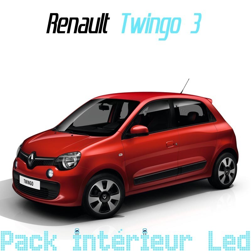 Pack intérieur led pour Renault Twingo 3 Pack intérieur led pour Renault Twingo 3