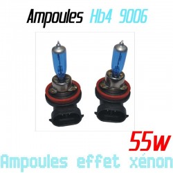 Pack de 2 ampoules HB4 effet xénon 6000k