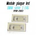 Pack Module de plaque LED pour BMW série 3 E46 2 portes
