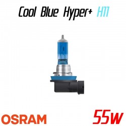 Pack duo H11 OSRAM Cool Blue Hyper+ 