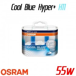 Pack duo H11 OSRAM Cool Blue Hyper+ 