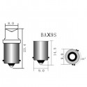 LED BAX9s - (5SMD-3D) CANBUS - Blanc