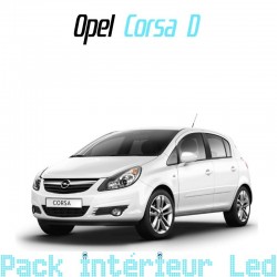 Pack intérieur led pour Opel Corsa D