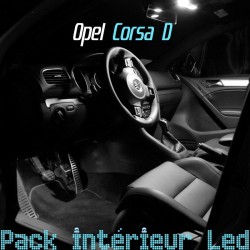 Pack intérieur led pour Opel Corsa D