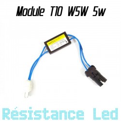 2 Veilleuses LED W5W T10 Canbus ANTI ERREUR ODB 6500k XENON 24 SMD voiture  moto