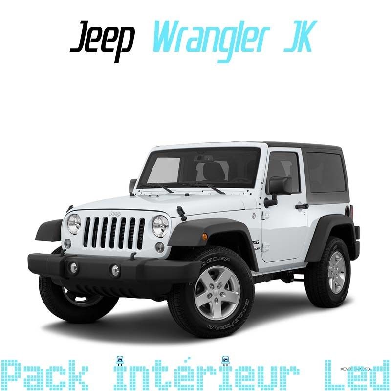 Pack Full Led interieur extérieur Jeep Wrangler JK