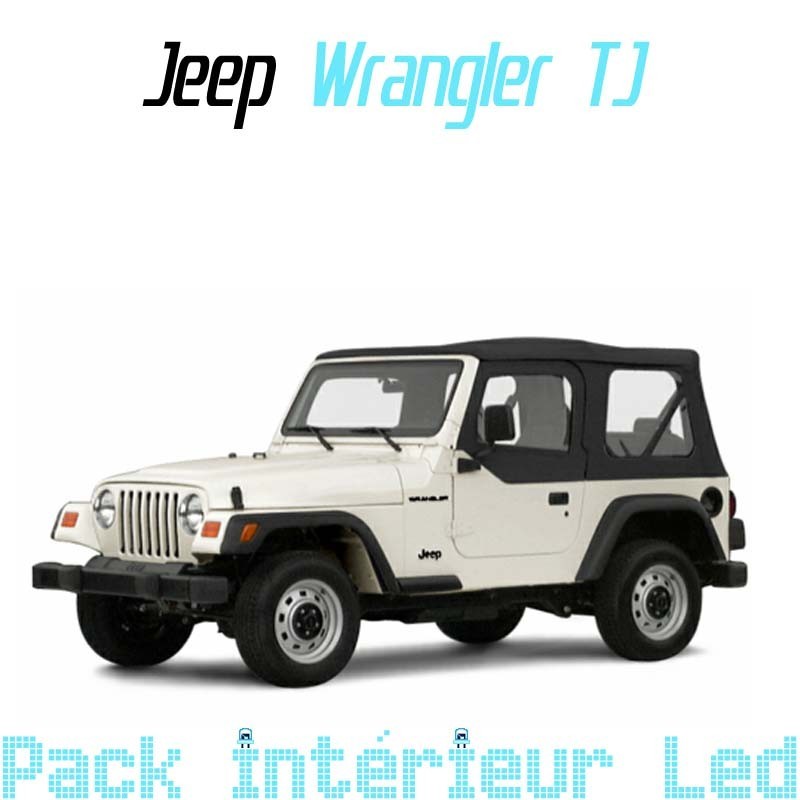 Pack intérieur led pour Jeep Wrangler 2 TJ