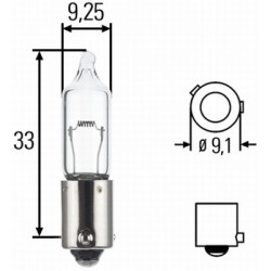 Ampoule led H21W Bay9s - (8SMD-5630-lenti)