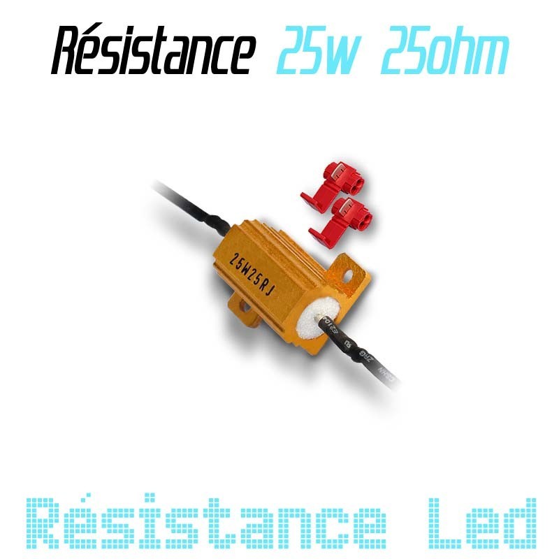 Résistance 25w anti erreur ODB 25ohm