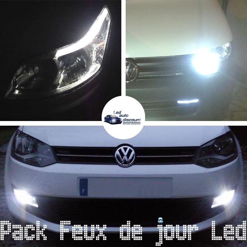 Pack feux de jour led pour Volkswagen Polo 6r