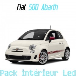 Pack intérieur led pour Fiat 500 Abarth