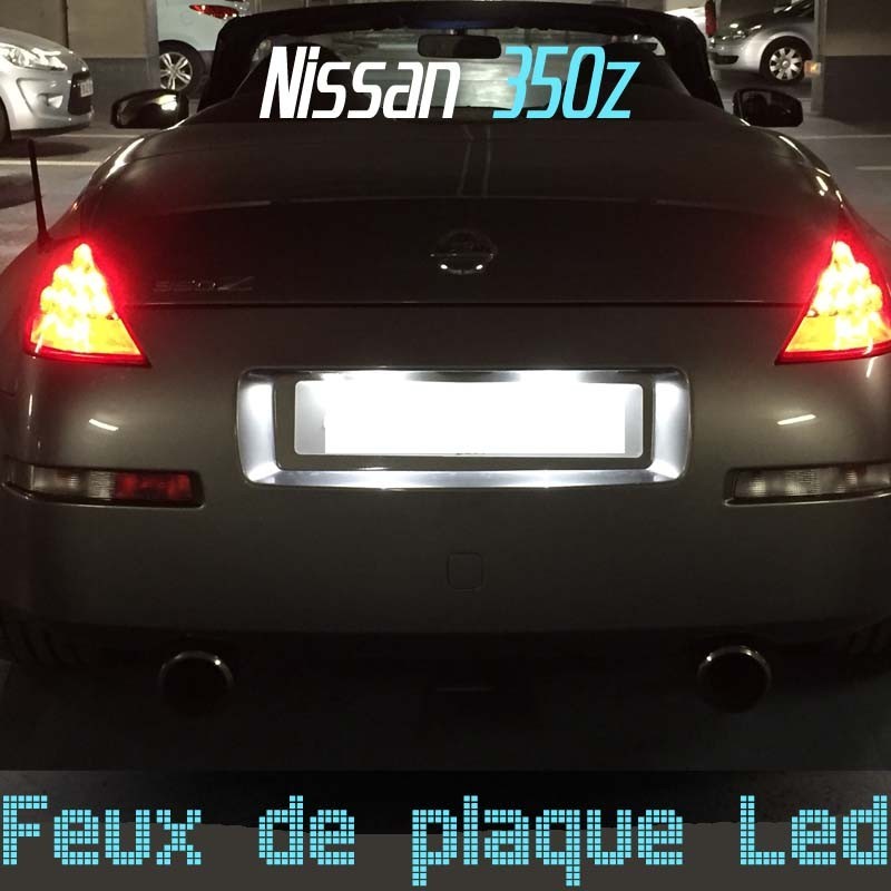 Pack éclairage de plaque led pour Nissan 350z