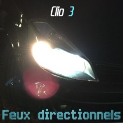 Pack feux directionnels effet xénon pour Renault Clio 3