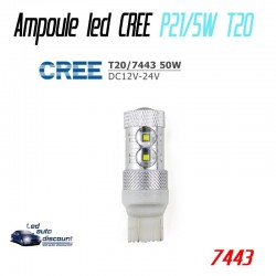 Ampoule led W21/5W T20-7443 - CREE 50w