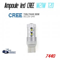 Ampoule led W21W T20-7440 - CREE 50w