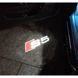 Module éclairage bas de portes logo led S5 pour Audi A5 8T