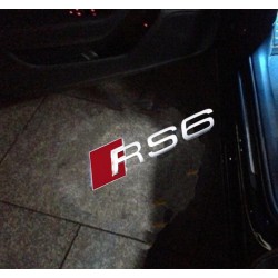 Module éclairage bas de portes LOGO LED pour Audi A6 RS6 S6 C6