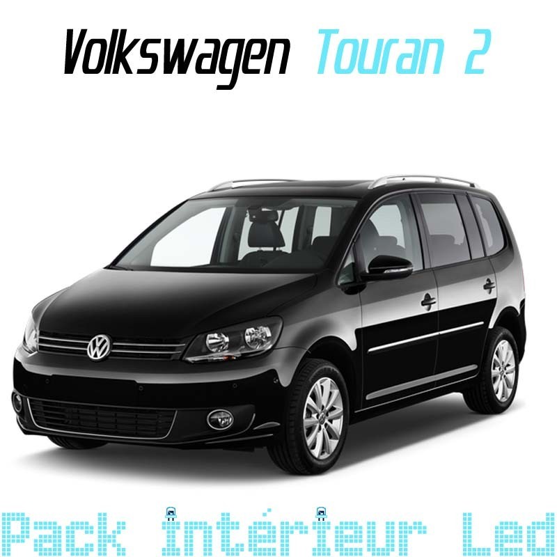 Plafonnier LED habitacle interieur socle arrière 6000K pour voitures VW  Touran