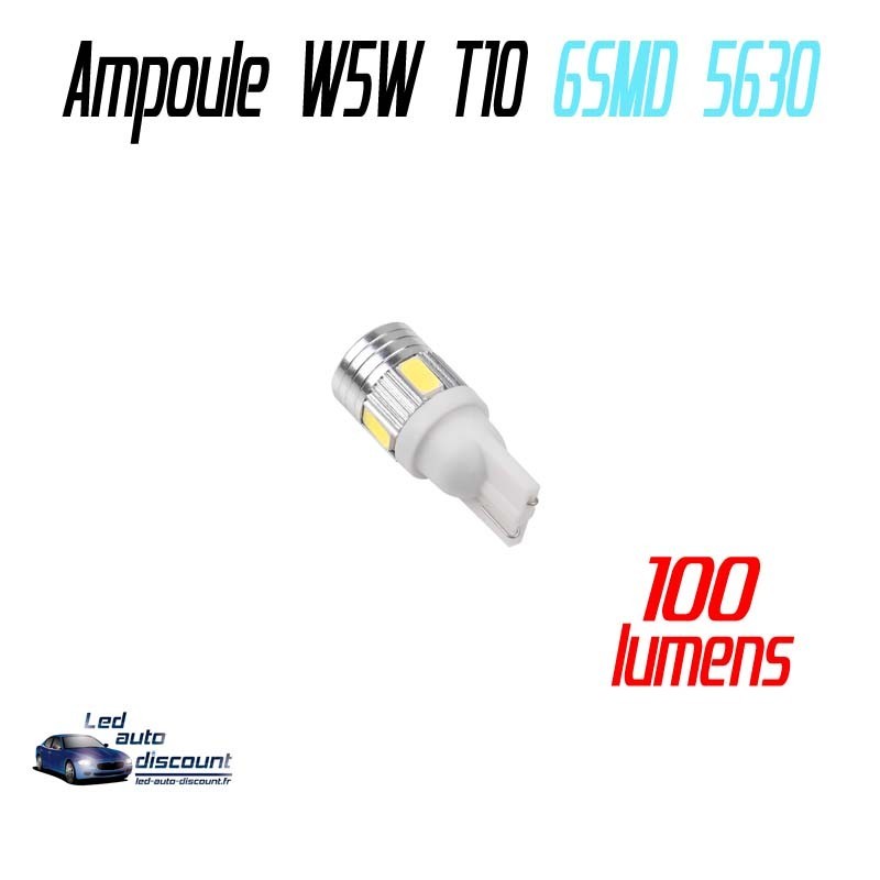 Ampoule Led T5 W5W - 2 SMD 5630