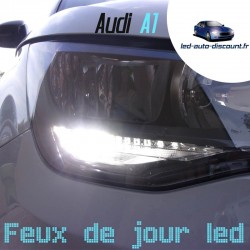 Pack feux de jour led pour Audi A1sans feux xénon d'origine