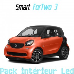 Pack full Led intérieur extérieur Smart Fortwo 3