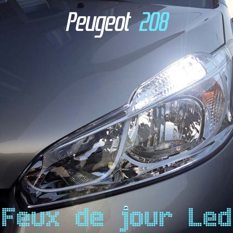 PACK LED Feux de Route Peugeot 208