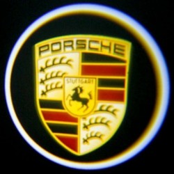 Module éclairage bas de portes logo led pour Porsche 911 991