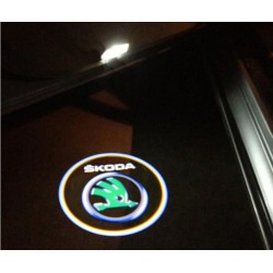 Module éclairage bas de portes LOGO LED pour Skoda