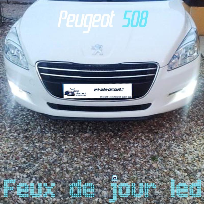 Pack feux de jour led pour Peugeot 508