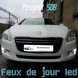 Pack feux de jour led pour Peugeot 508