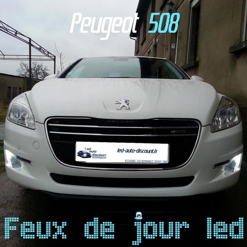 Pack feux de jour led pour Peugeot 508