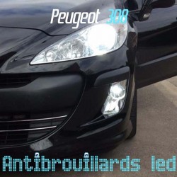 Pack feux anti brouillards led ventilées pour Peugeot 308