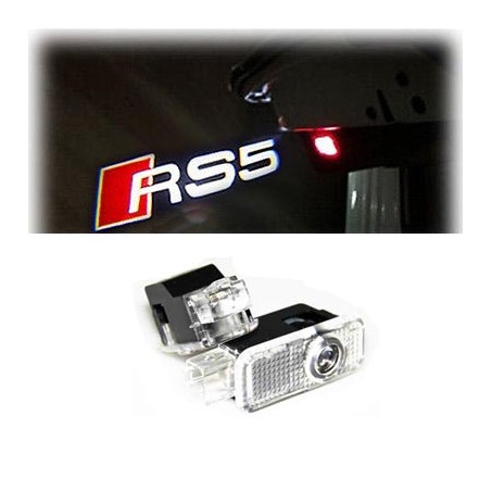 Module éclairage bas de portes logo led RS5 pour Audi A5 8T