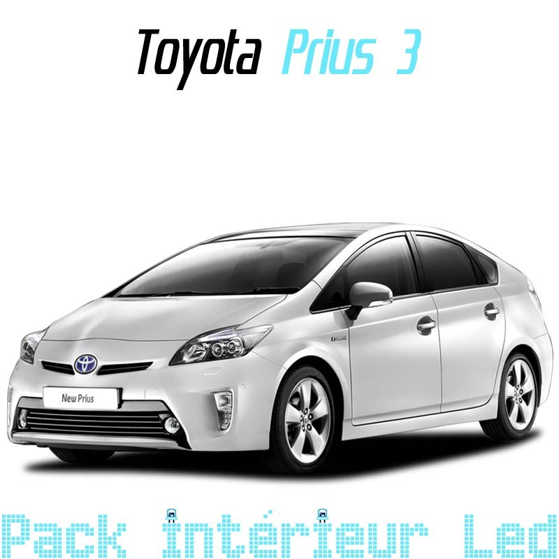 TOYOTA Prius à partir de 2009 intérieur LED kit complet ampoules Set Xenon Blanc beaucoup