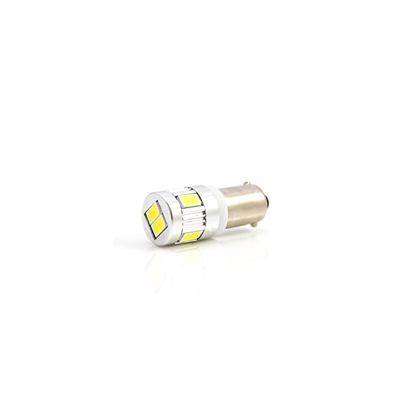 LED  H6W BAX9s - (5SMD-5050-3D) CANBUS -  Blanc