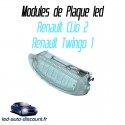 Pack Module de plaque LED pour Renault clio 2 twinge 1