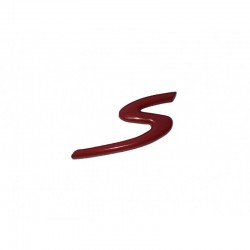 Logo "S" rouge emblème pour Porsche Cayenne