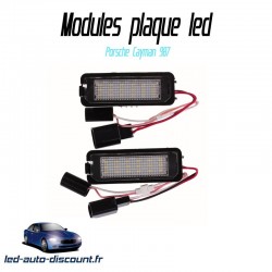 Pack modules de plaque led pour Porsche Cayman 987