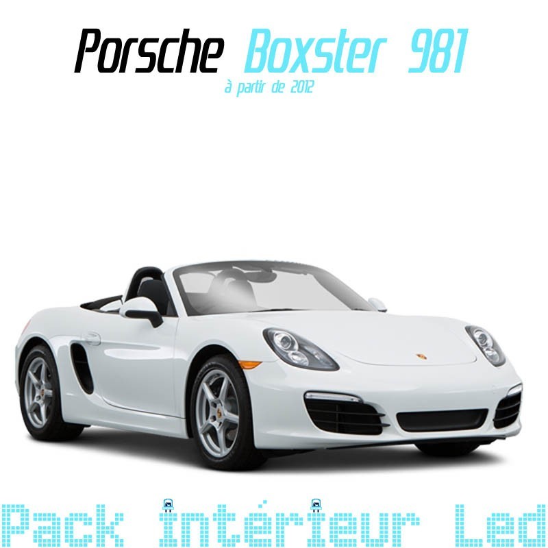 Pack Full Led interieur Porsche Boxster 981