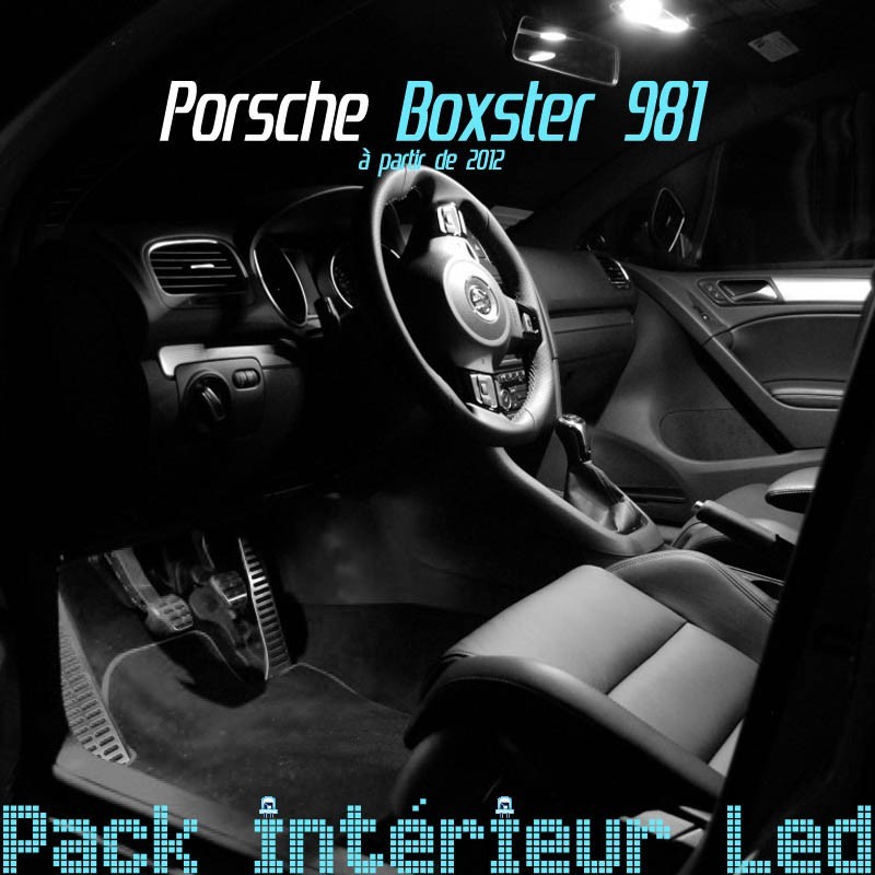 Pack Full Led interieur Porsche Boxster 981