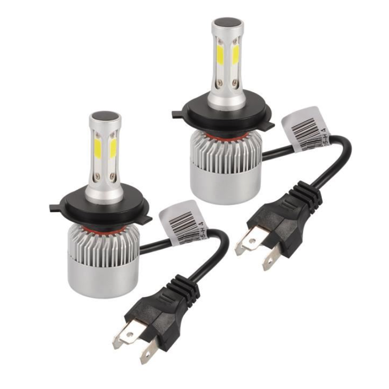 Pack ampoules led H4 COB 8000lm - 6000k