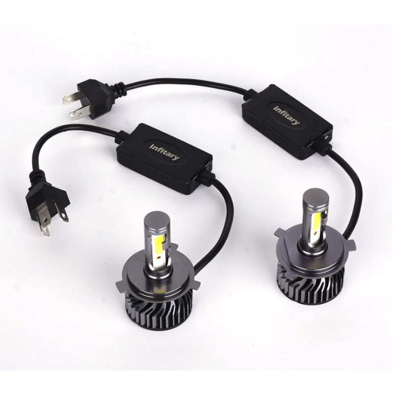 Pack ampoules led H4 8000lm - 6000k