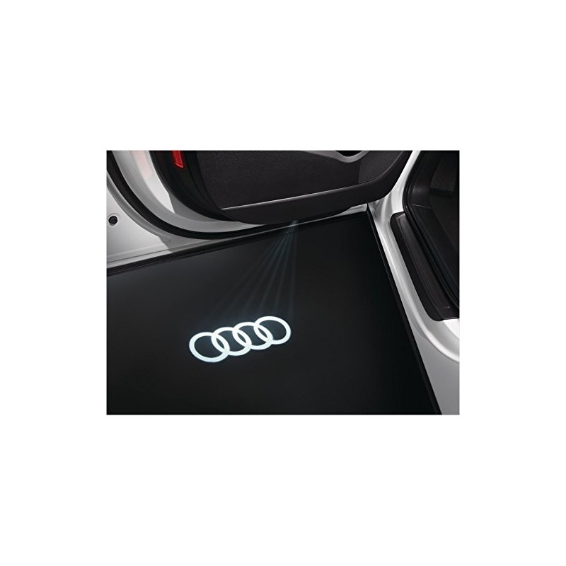 4X ORIGINAL AUDI Sport DEL éclairage entrée porte logo + 4x