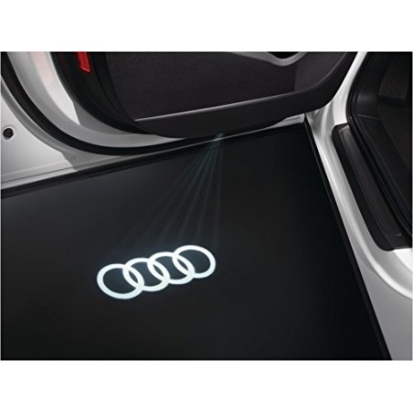 Module éclairage bas de portes logo led Audi Anneaux pour Audi