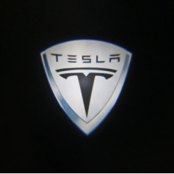 Module éclairage bas de portes logo led Tesla pour Tesla