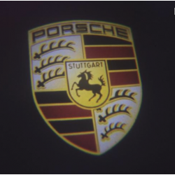 Module éclairage bas de portes logo led pour Porsche Panamera 971