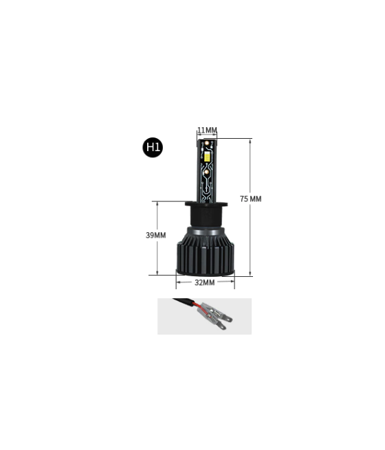 Ampoule H1 led 10000lm