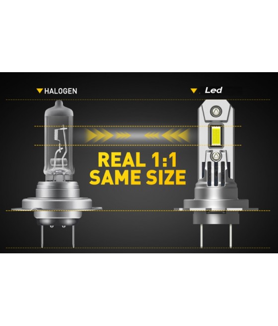 Pack ampoules led H7 Turbo...